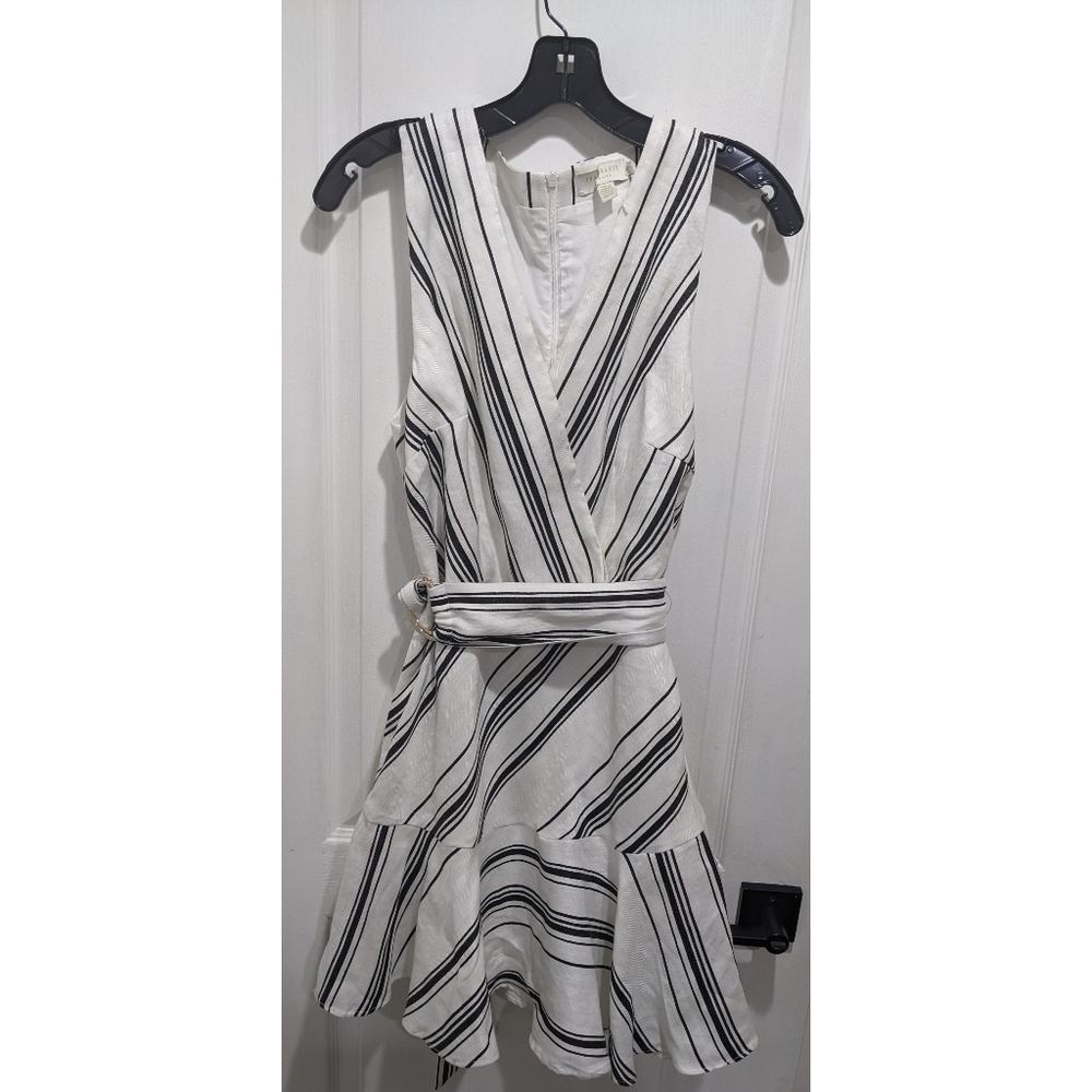 New Ted Baker | Aliicee Stripe Mini Dress